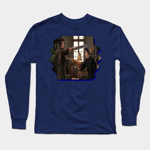 Ip Man 1  Fight Scene vs Master Jin Long Sleeve T-Shirt by Lebihanto